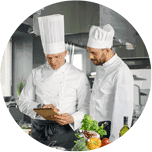 Chefs discussing